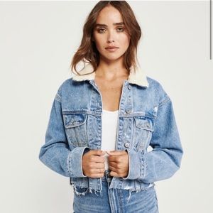 Abercrombie jean jacket size xs